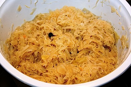 Sauerkraut mit Kartoffelp&uuml;ree und Kasseler 4