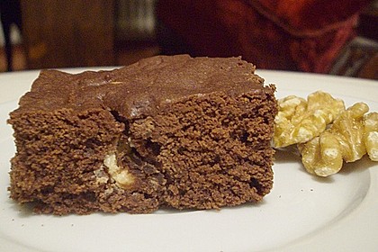 Maple Glazed Walnut Brownies 1