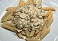 Pasta mit Champignonsauce a la Feuermohn