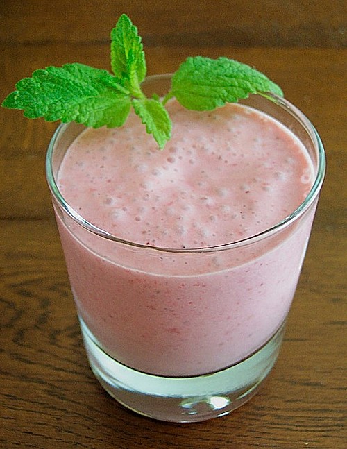 Erdbeer - Himbeer Smoothie (Rezept mit Bild) von dirkfenske | Chefkoch.de