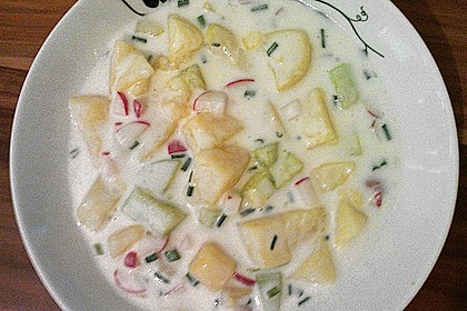 Kalte Sommergem&uuml;se - Suppe