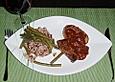 H&uuml;ftsteaks mit Rotwein - Zwiebel - So&szlig;e