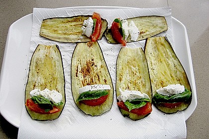 Auberginenröllchen 10