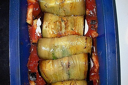 Auberginenröllchen 7