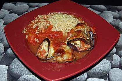 Auberginenröllchen 8
