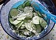 Gurkensalat mit Sahne