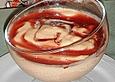 Papaya - Creme mit Cassis