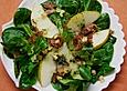 Feldsalat mit Birne, Bacon und Waln&uuml;ssen