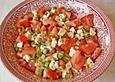 Tomatensalat mit Mozzarella