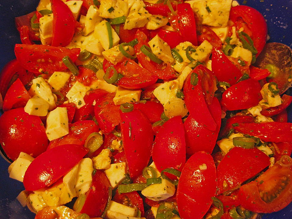 Tomatensalat mit Mozzarella (Rezept mit Bild) von melly3 | Chefkoch.de