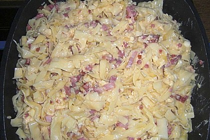 Bayerische Schinkennudeln 1