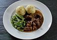 Wildschweinragout in Schwarzbier