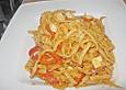 Asiatische Nudelpfanne