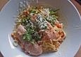 Lachs in Sahnesauce