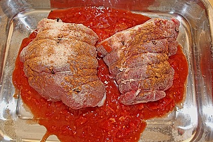 Rollbraten im Zimtgem&uuml;sebett