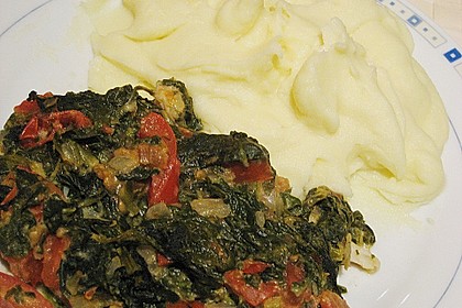 Pangasiusfilet auf Tomaten - Spinat 3