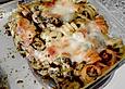 Spinatnudeln mit Mozarella &uuml;berbacken
