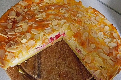 Himbeerkuchen mit Mandeln 2