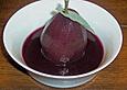 Peras em Vinho Tinto