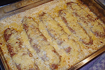 Bratwurstschnitzel &uuml;berbacken 1