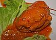 Putenroulade mit Weinsauce