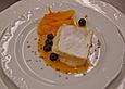 Lauwarmer Brie an Orangensauce