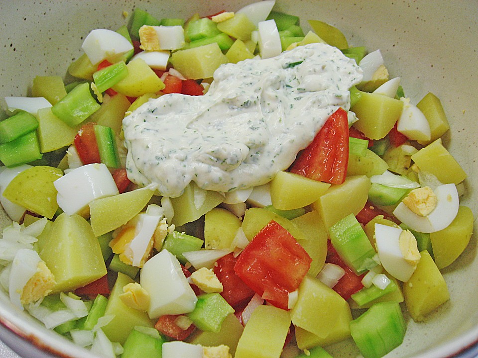 Bunter Kartoffelsalat (Rezept Mit Bild) Von Nicky30 | Chefkoch.de