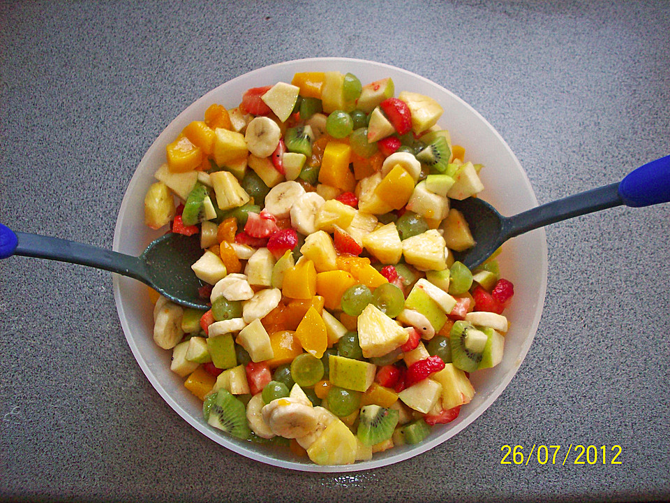 Bunter Obstsalat Rezept Mit Bild Von Alina St Chefkoch De