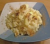 Gebackener Milchreis mit &Auml;pfel (Bild)