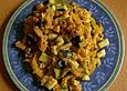 Linsensalat mit Zwiebeldressing