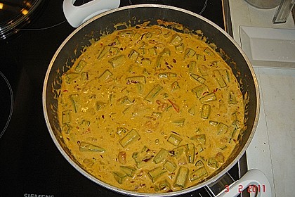Okra mit Kokosnuss 3