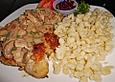 J&auml;gerschnitzel mit Sp&auml;tzle