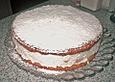 K&auml;sesahne - Torte mit Pfirsichen