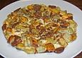 Spanisches Kartoffelomelett mit Paprikawurst