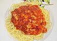 Spaghetti mit Nordseekrabben (Granat)