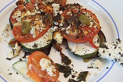 Auberginen mit Schafsk&auml;se