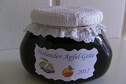Holunder - Apfel - Gelee 1