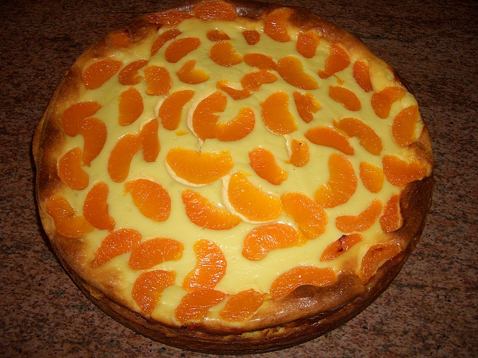 mandarinen quark kuchen springform