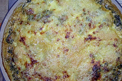H&auml;hnchenbrustauflauf mit Spinat 5