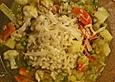 Minestrone mit Reis, Erbsen und Cannellini
