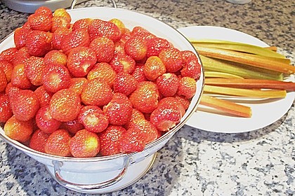 Erdbeer - Rhabarber - Marmelade 1