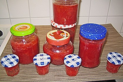 Erdbeer - Rhabarber - Marmelade 2