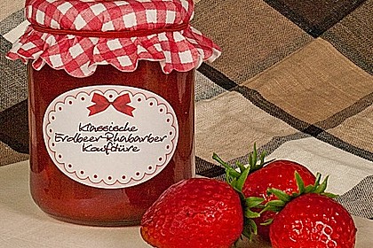 Erdbeer - Rhabarber - Marmelade 5