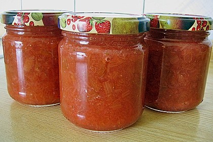Erdbeer - Rhabarber - Marmelade