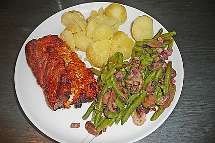 Gef&uuml;lltes Schweinefilet