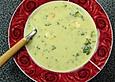Brokkoli - Cremesuppe mit Garnelen