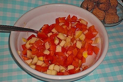 Apfel - Paprika - Salat 1