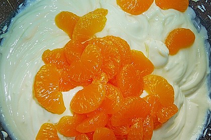 Schnelles Mandarinen - Quark - Dessert 3