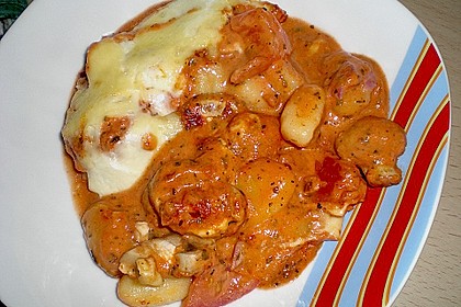 Gnocchi - Auflauf mit Tomate und Mozzarella 8