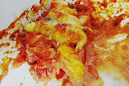 Gnocchi - Auflauf mit Tomate und Mozzarella 80